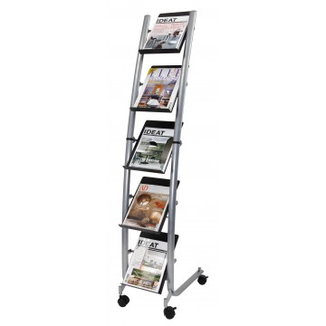 Alba DD5PM Mobile Floor Stand Doc Display A4 5 TIER Alba DD5PM Mobile Floor Stand Doc Display A4 5 TIER